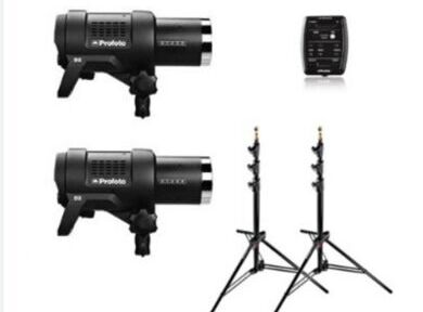 Strobe Kit (2x Profoto D2s + Light Modifiers + Air Remote + C-Stands)