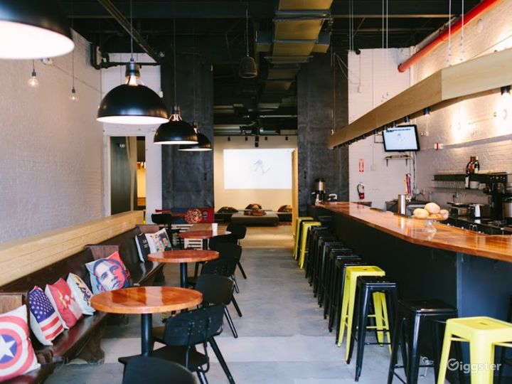 Spacious Bar in a Converted Warehouse in LIC Rent this location on