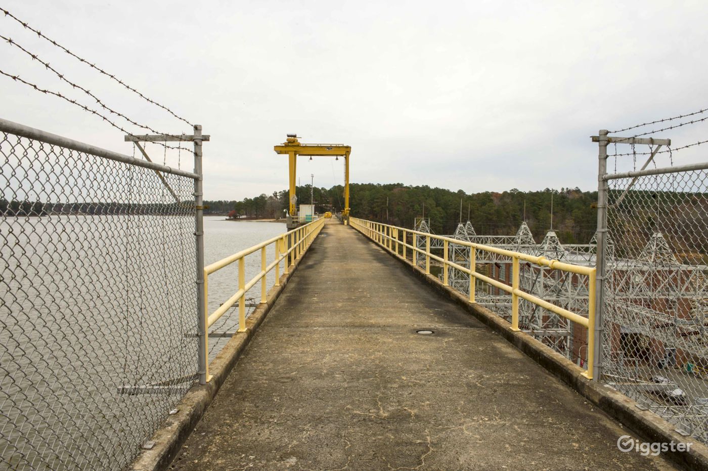 Hydroelectric dam on the Oconee River Rent this location on Giggster