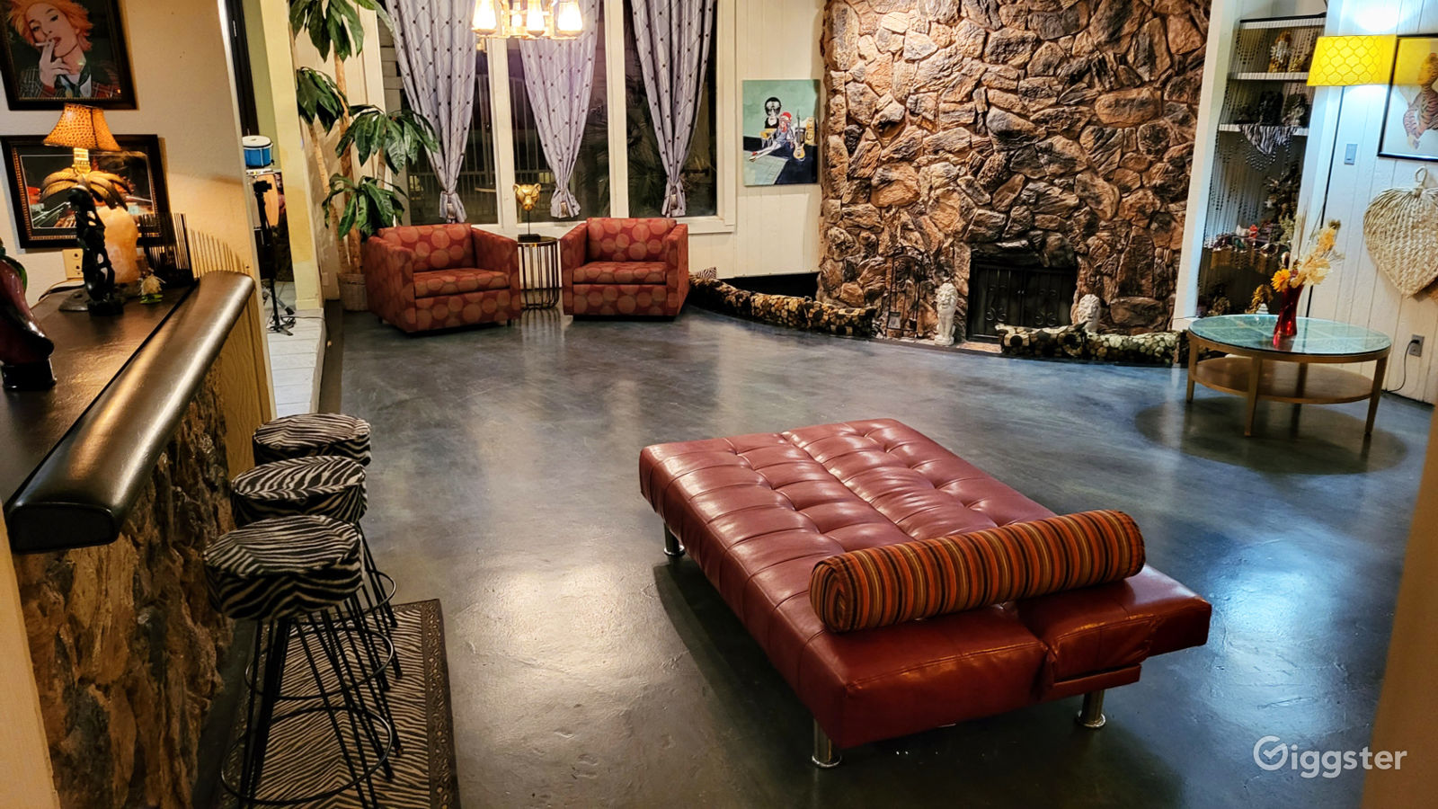 wow house on the hill ロンパース ballet 70 Las Vegas 70s Retro House Rental | Party & Film Location