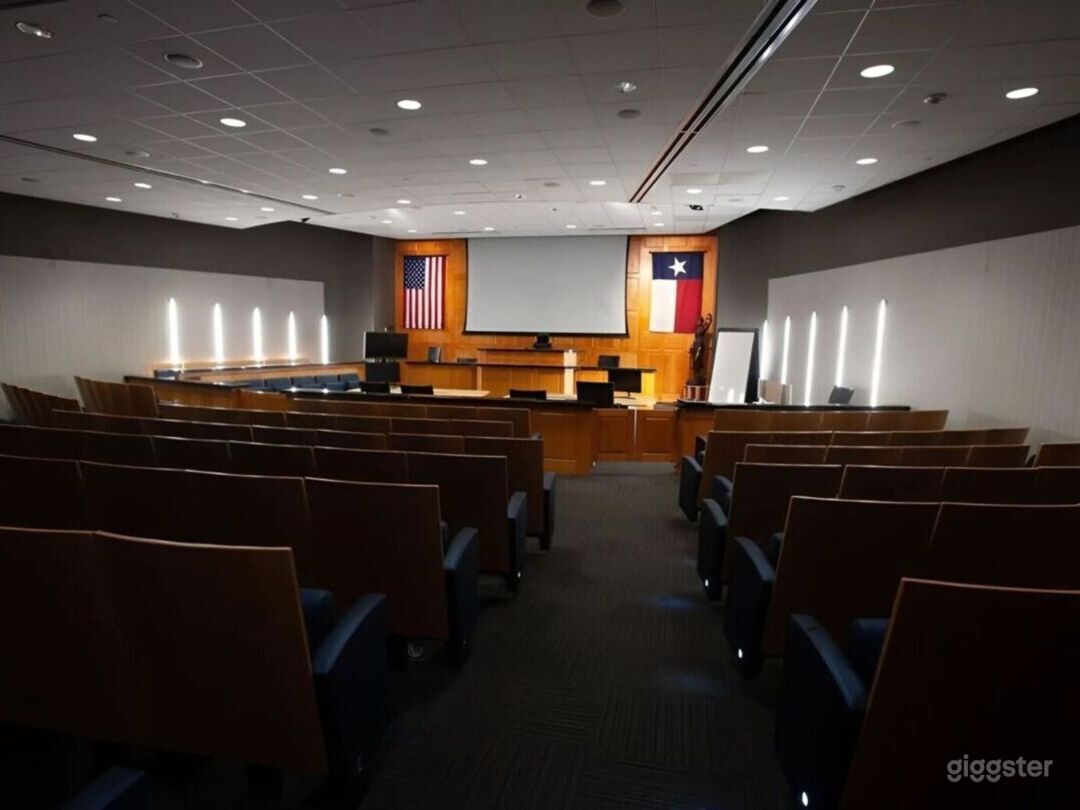 Authentic Courtroom | Seats Up to 120 | WiFi & A/V Equipped
