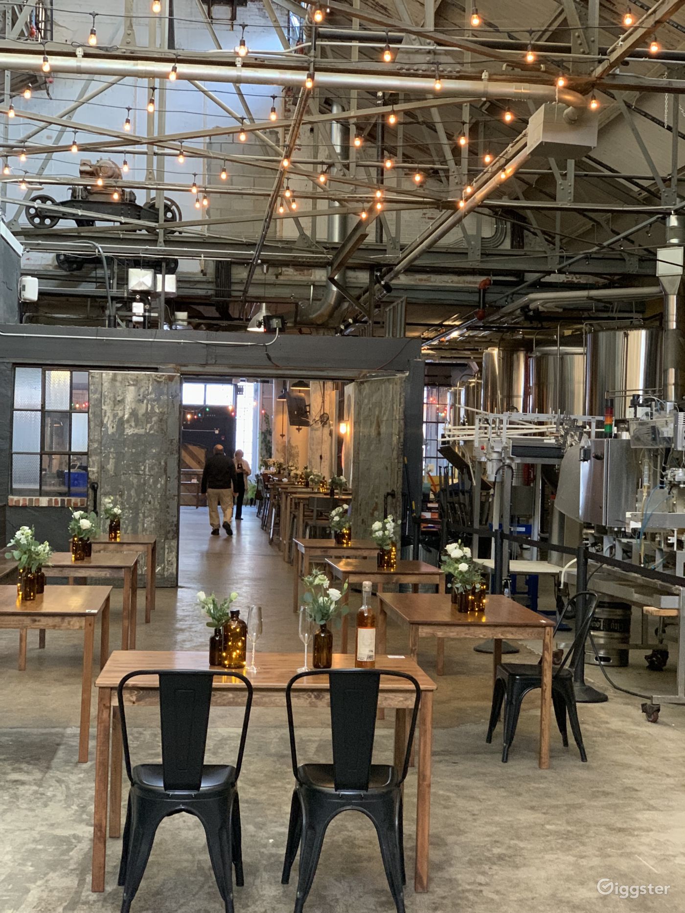 Brewery, Taproom, & Beer Garden industrial charm! Rent this location