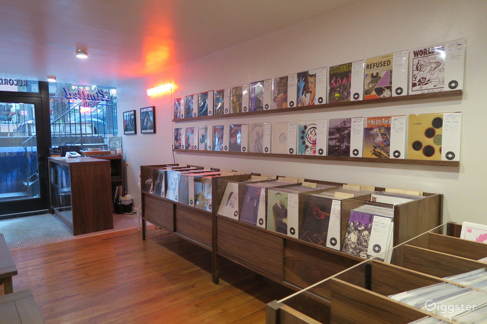 East Village Record Store Rent this location on Giggster