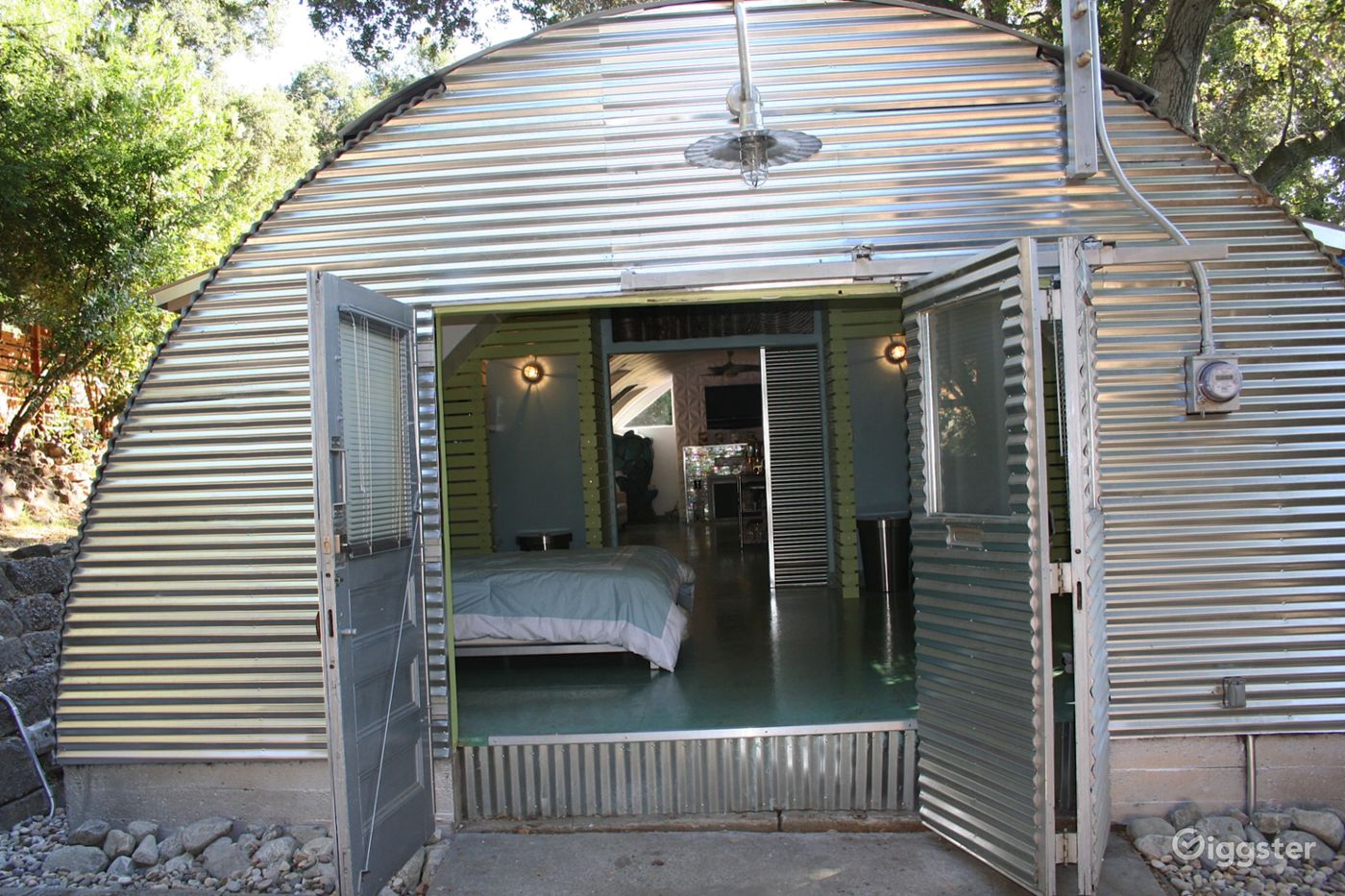 One of a Kind Quonset Hut Ranch Rent this location on Giggster