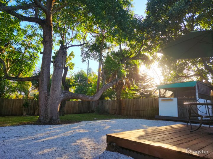 Backyard oasis