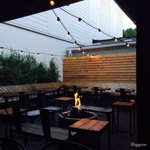 Outdoor Heated Patio & Sidewalk Seating Bar Rent this location on
