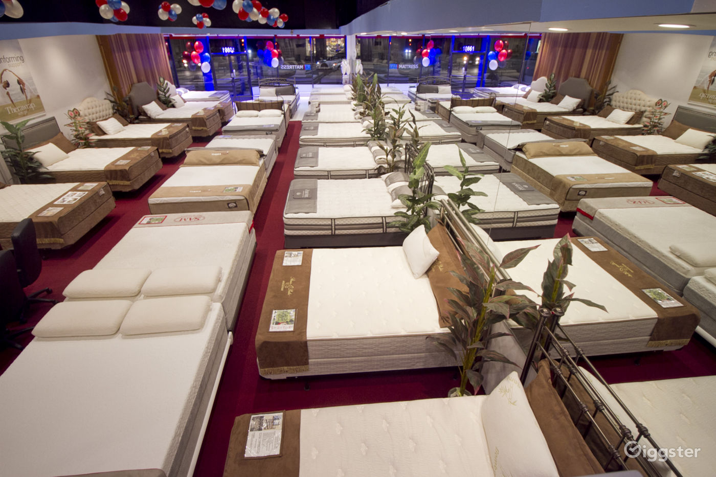 Mattress Store in West Los Angeles CA Showroom Rent this location on