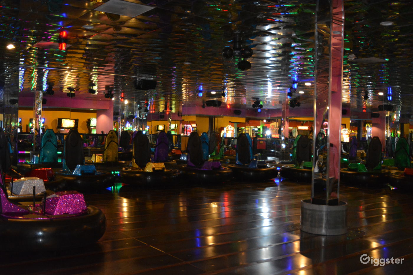 Buena Park Downtown's Arcade with Games, Rides, and Themed Dining Rooms