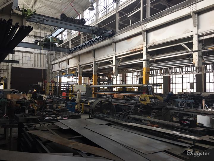 Huge industrial machine shop Rent this location on Giggster