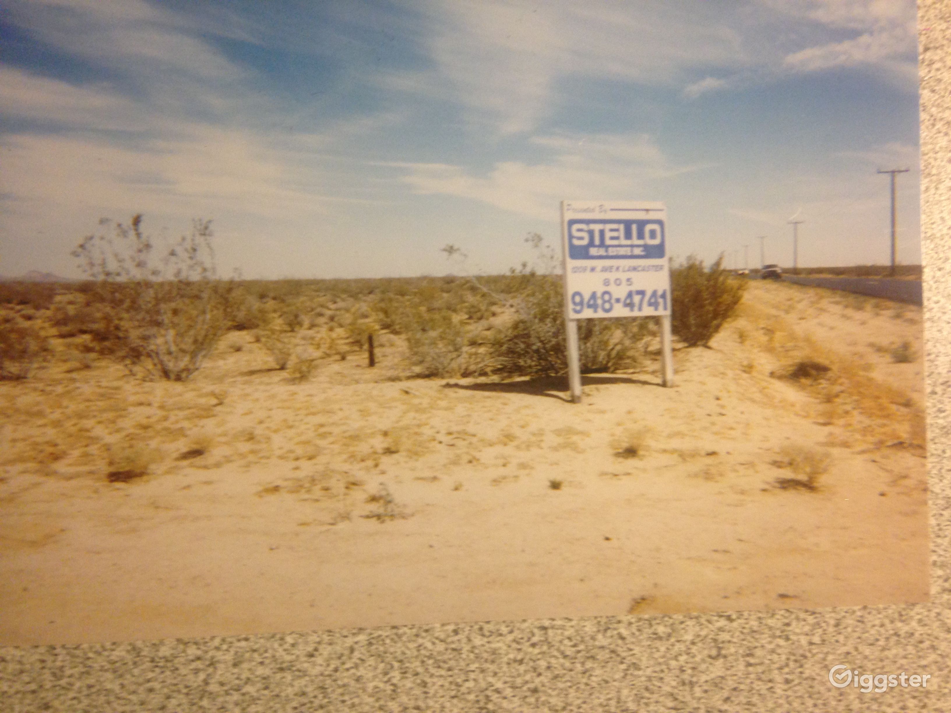 Desolate Desert | Rent this location on Giggster