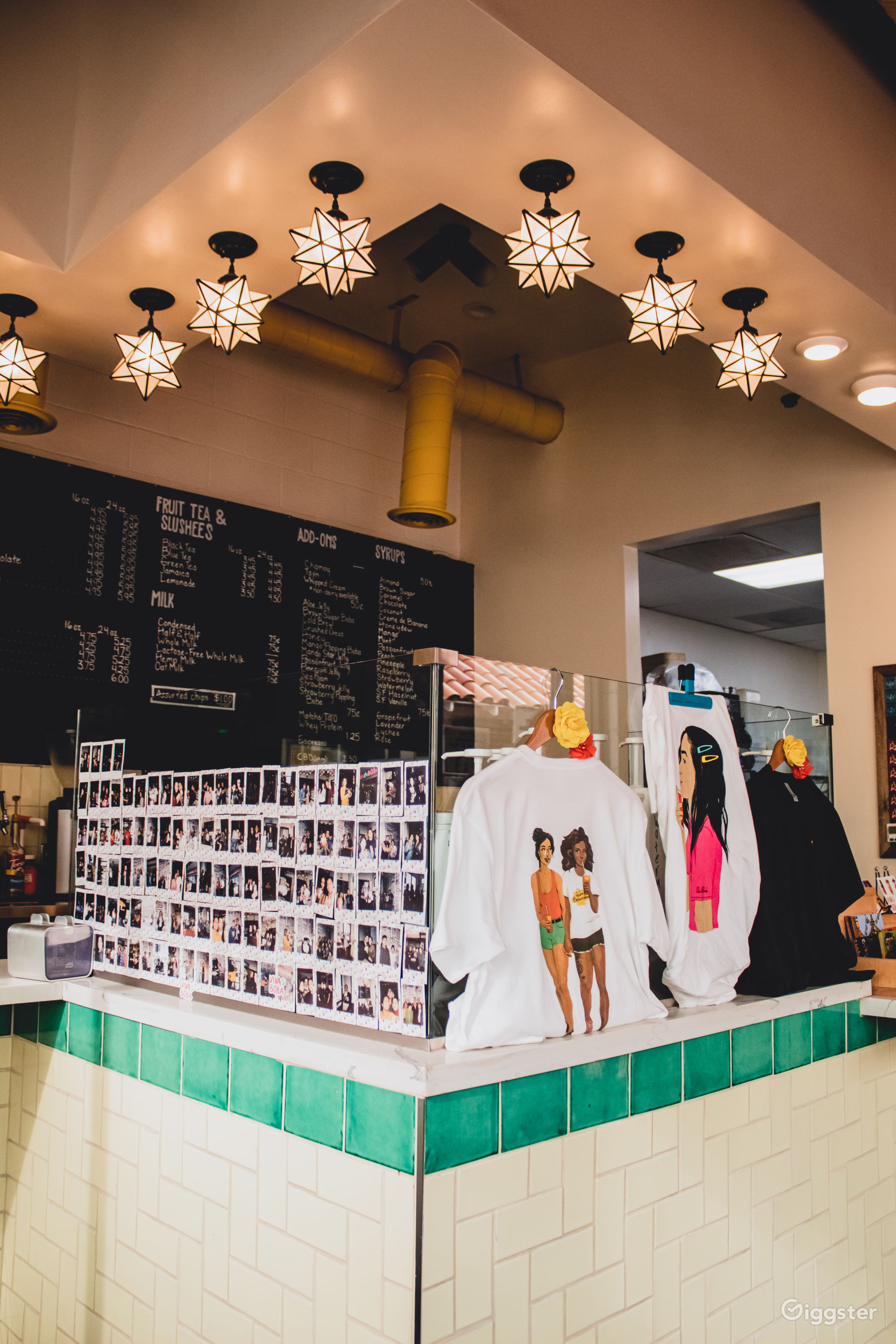 Fully functional boba tea and coffee shop Rent this location on Giggster