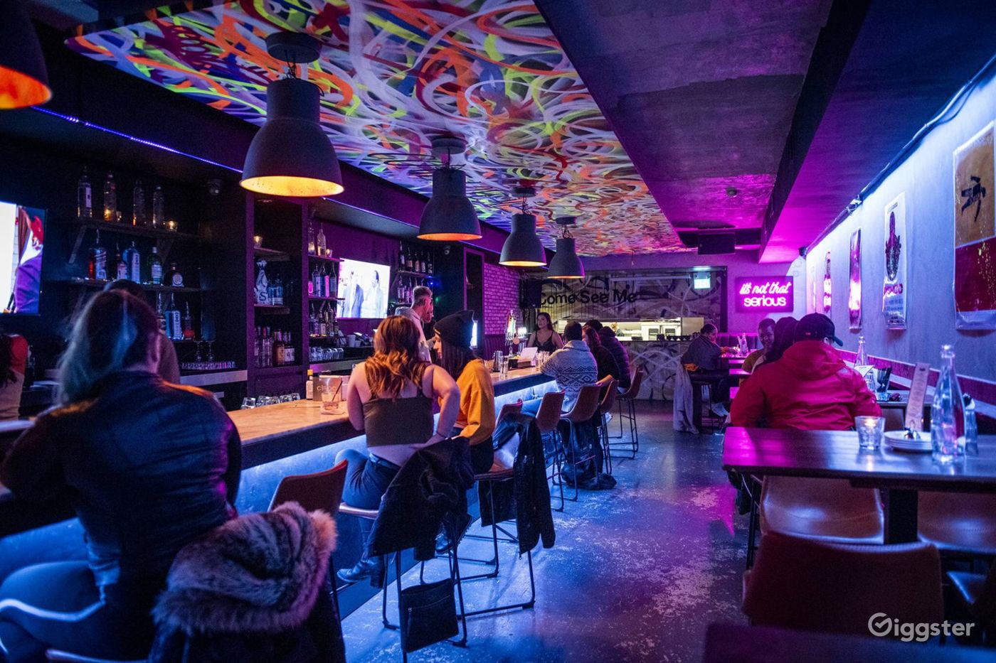 Neons & Retro Bar/Restaurant Rent this location on Giggster