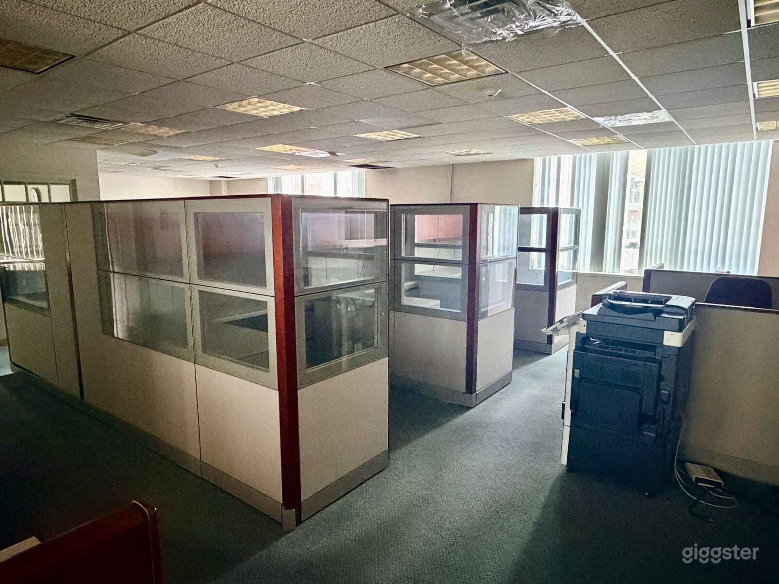 Large office space with cubicles, desks and conference room, Bloomfield