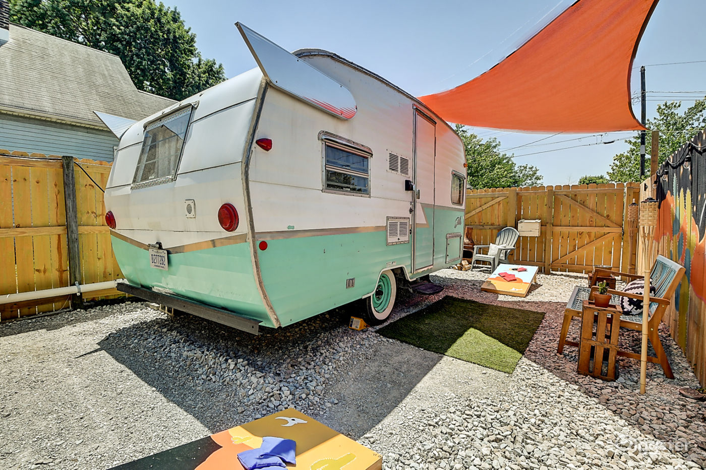 Indianapolis Downtown Desert Camping Retro Shasta! Rent this location