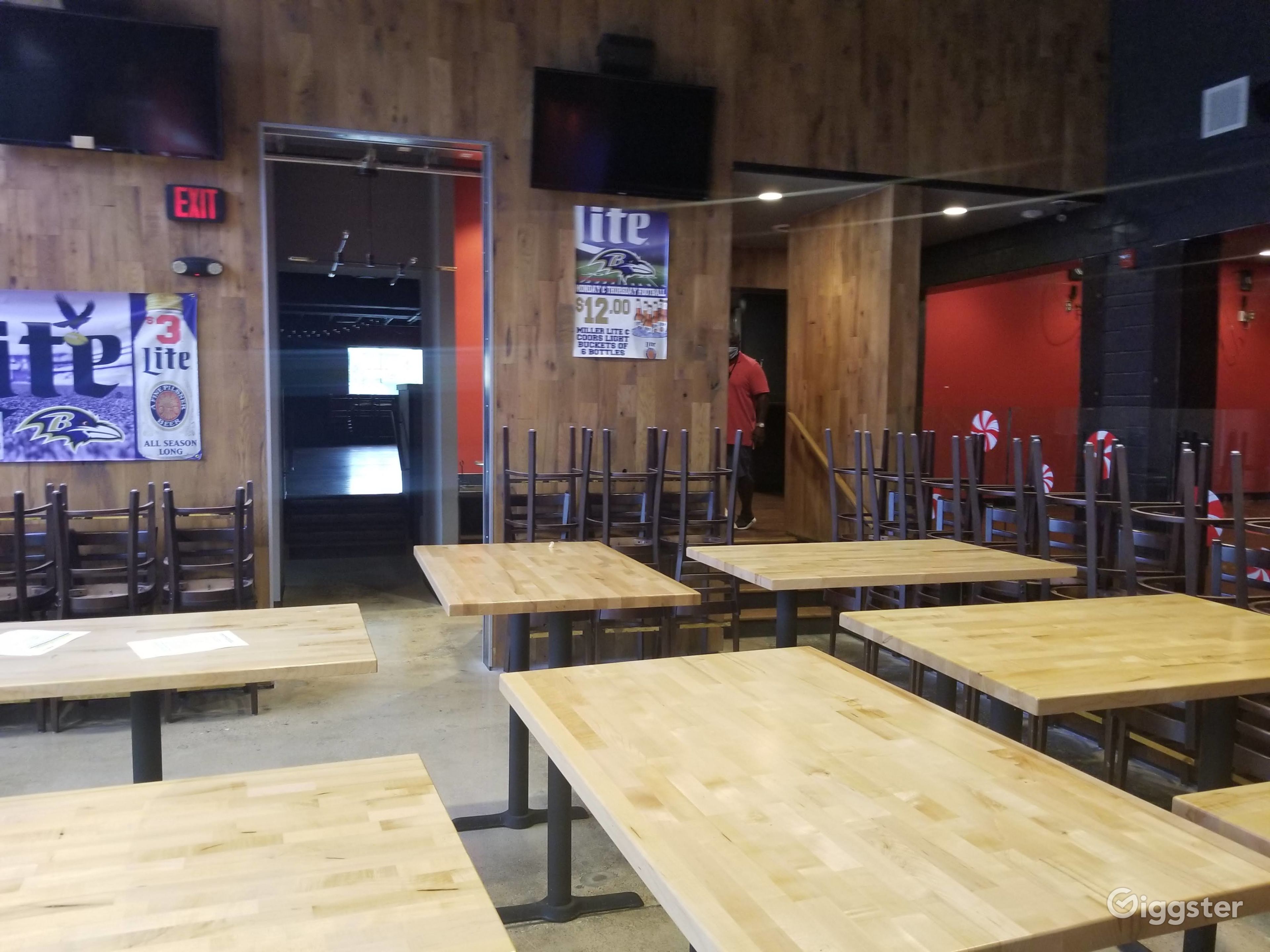 Downtown Baltimore Restaurant and event space. Rent this location on