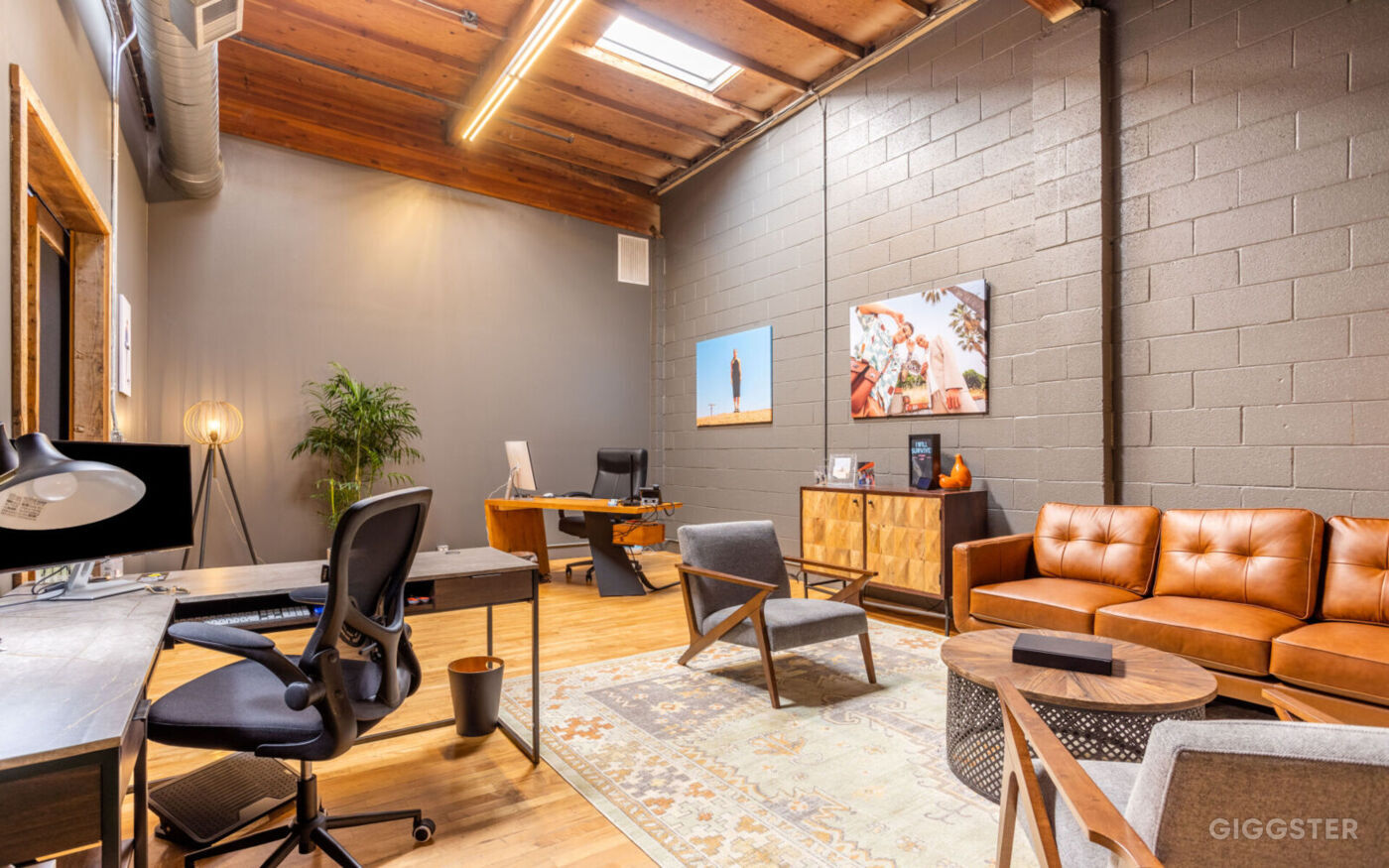 Curated visual reference: Gallery Detail: Contemporary Industrial Executive Office Rent This Location On Giggster