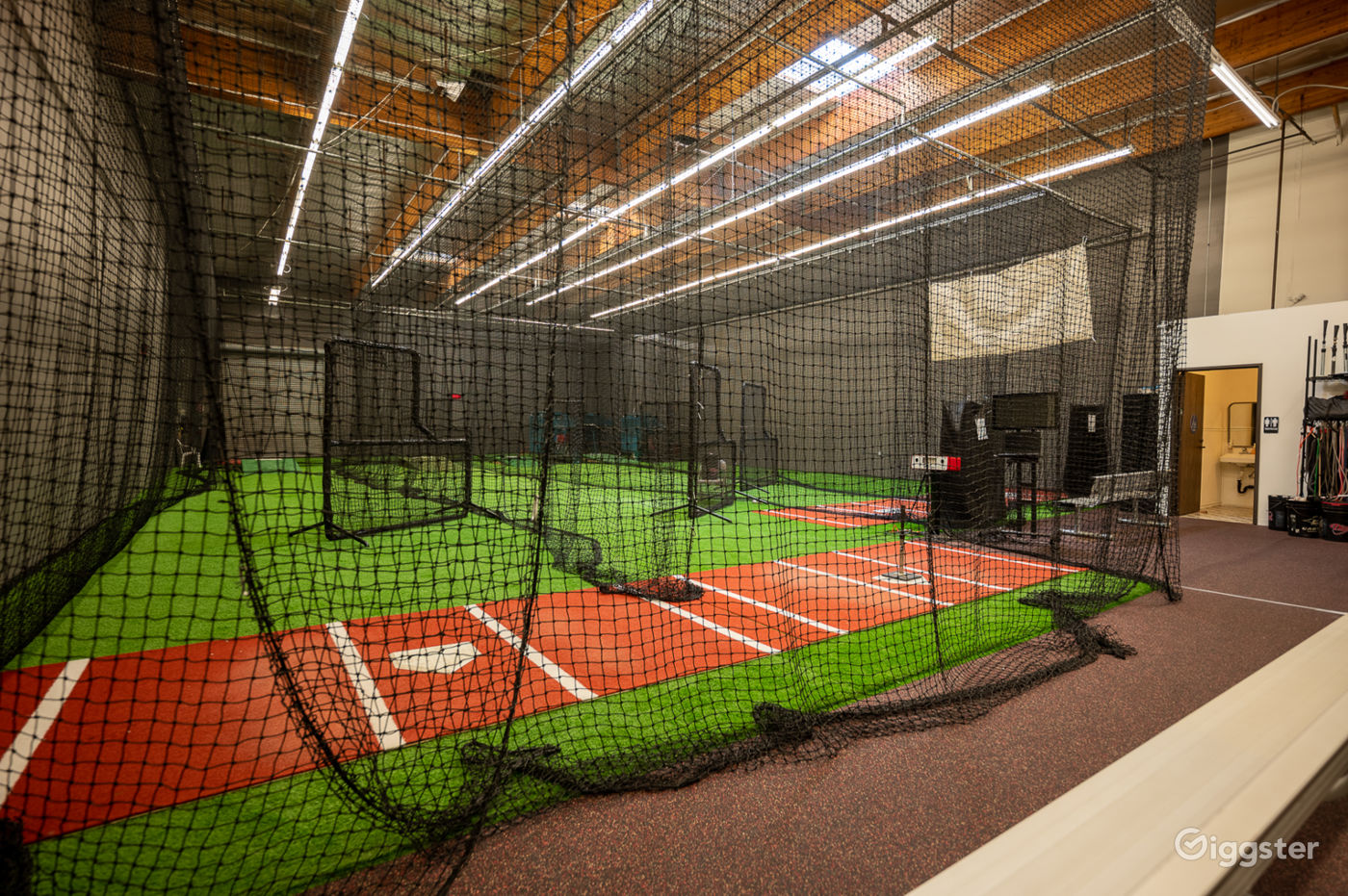 Indoor Baseball Facility (Big Garage Doors!) Rent this location on