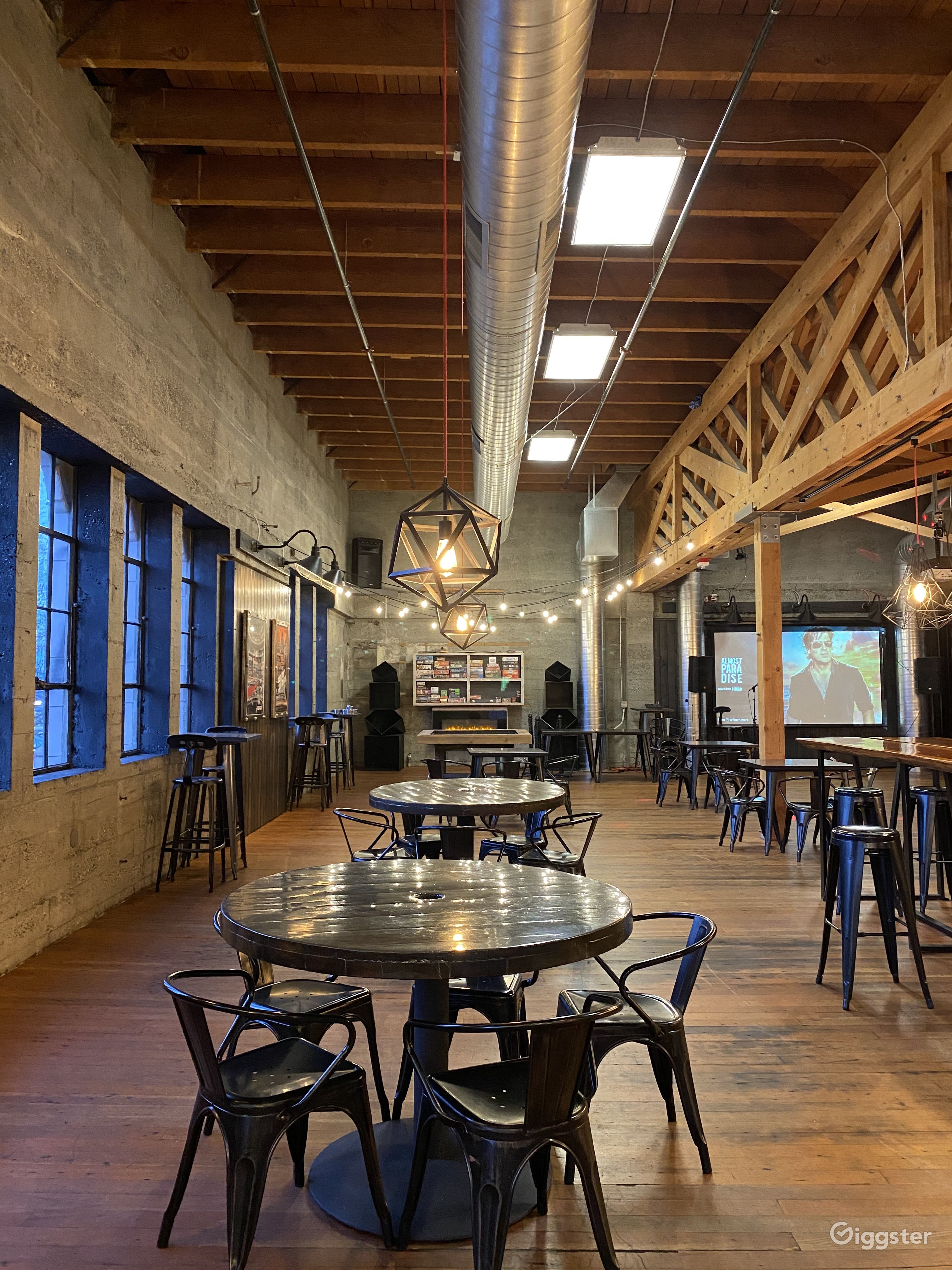 Brewery Taproom Event Venue for 250 People, 9,000 sq ft Rent this