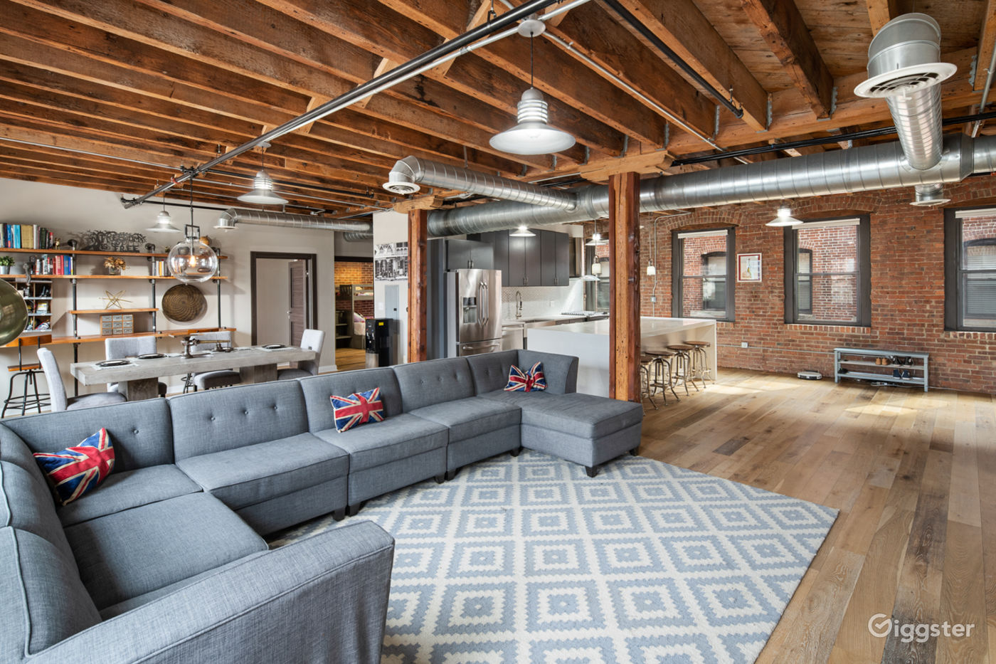 Image showcasing Urban Industrial Loft with Lots of Natural Light | Rent this location ...