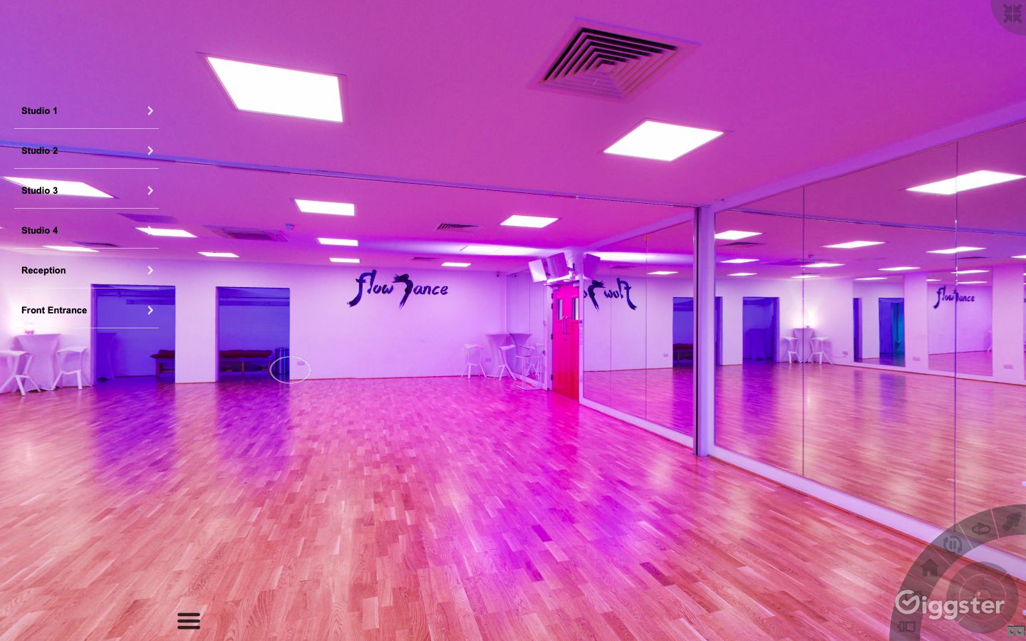 Spacious Dance Studio in Central London Rent this location on Giggster