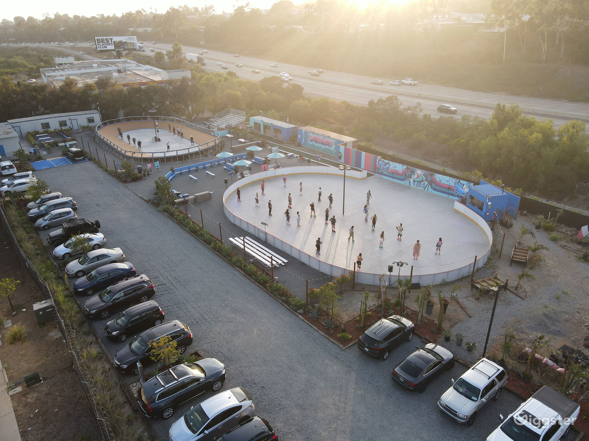 TwoAcre Outdoor Roller Rink Rent this location on Giggster