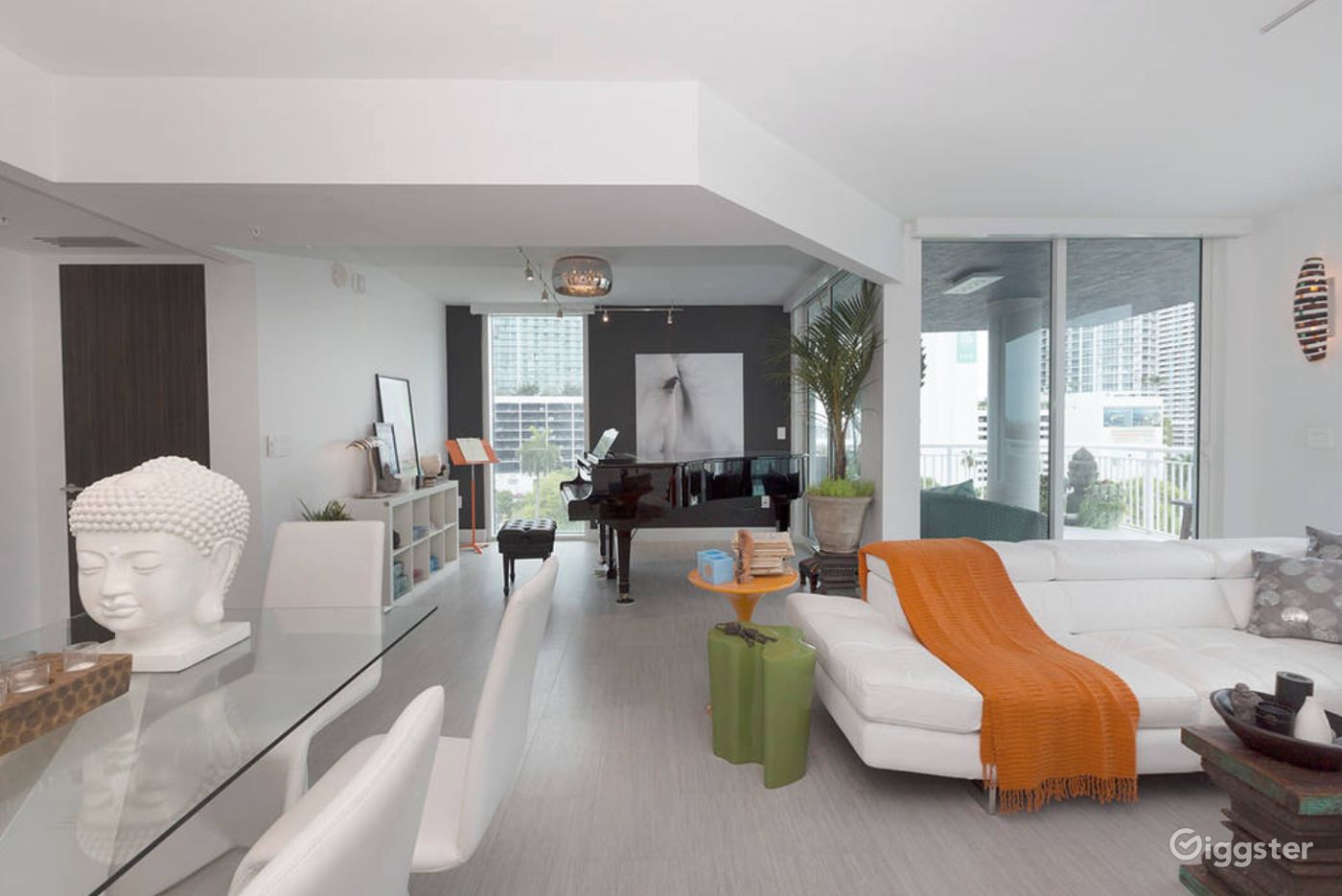 Edgewater Miami modern Grand Piano zen condo Rent this location on
