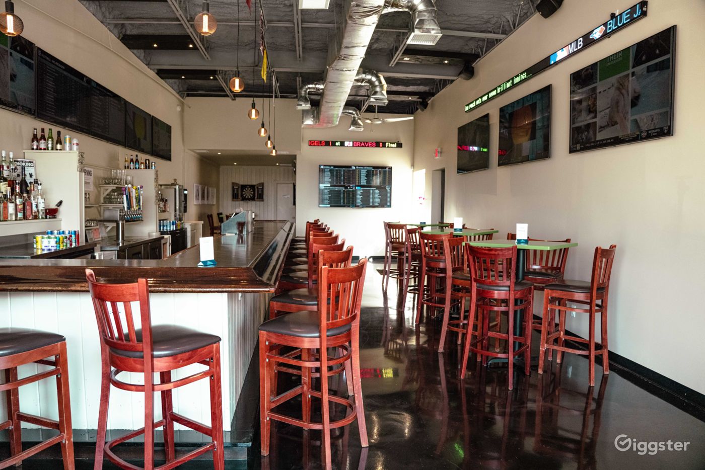 Golf Inspired Sports Book Bar Rent this location on Giggster