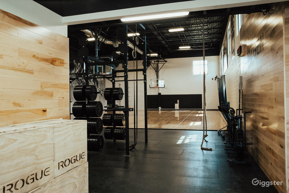 Modern office, B ball court, & fitness studio Rent this location on