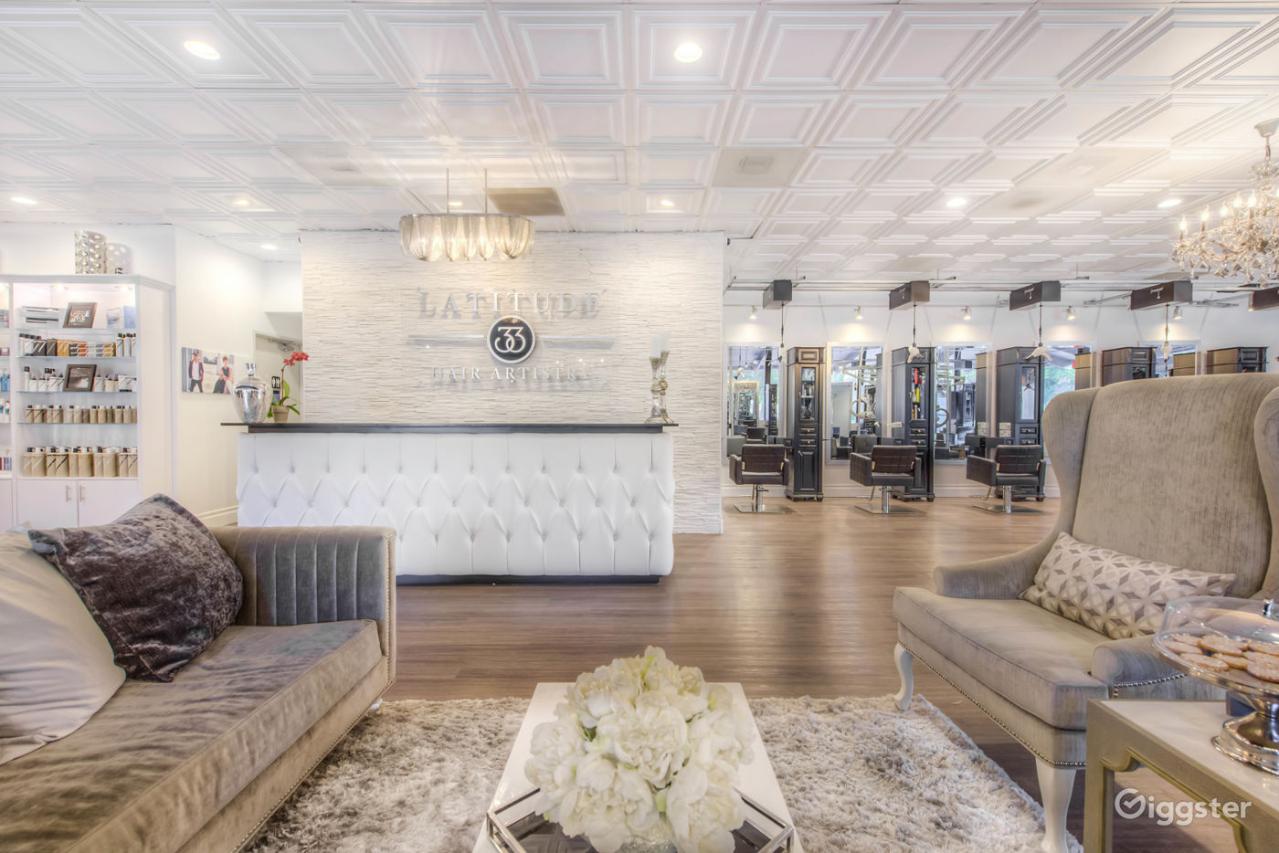 Luxury hair salon Rent this location on Giggster