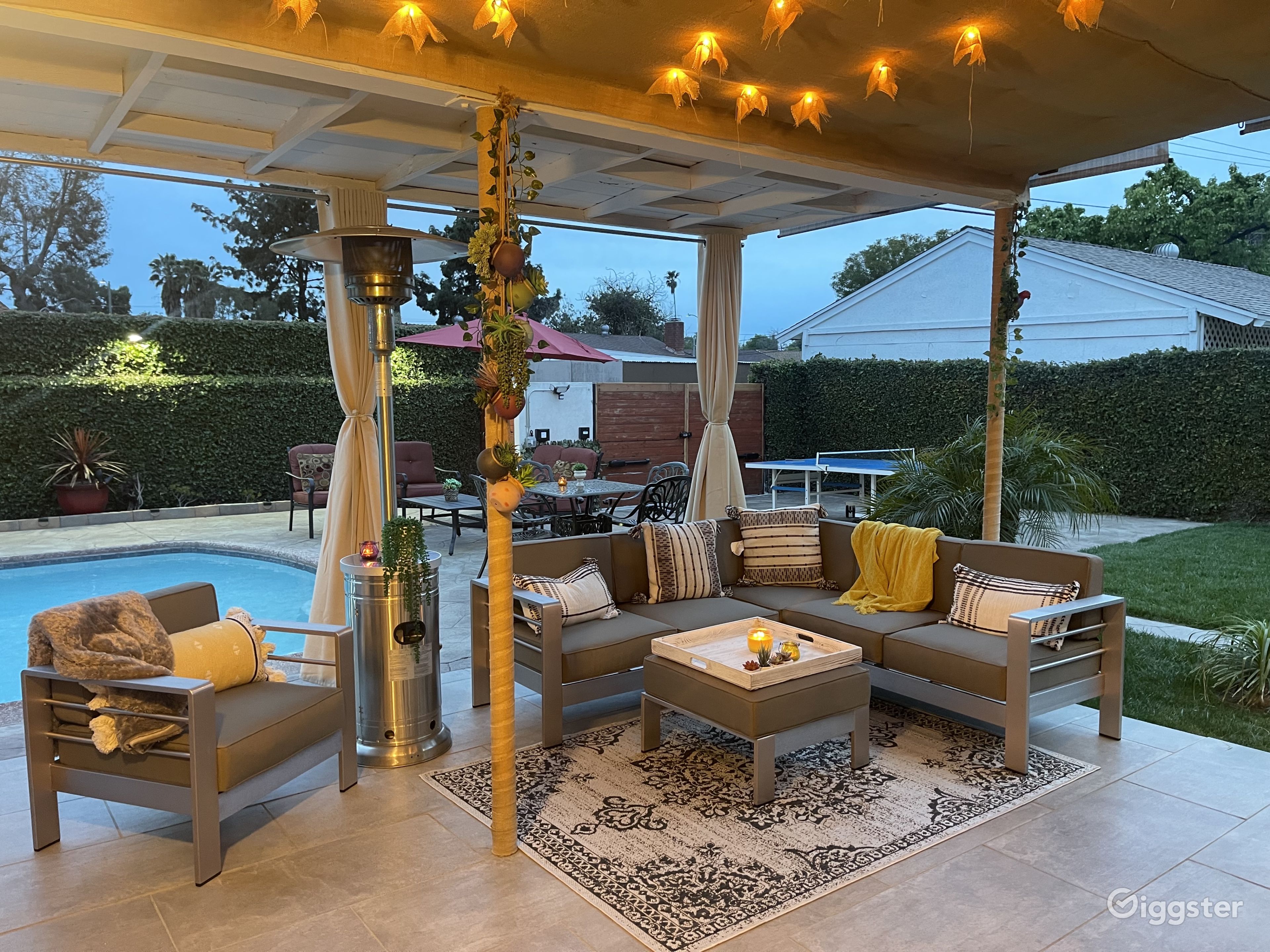 Picture of Spacious Outdoor Party Space With Sparkling Pool | Rent this location ...