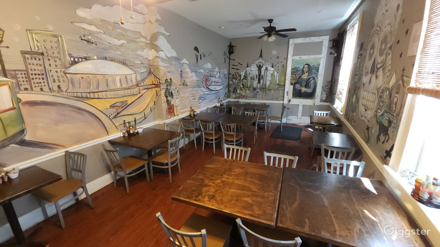 New Orleans Mural restaurant Rent this location on Giggster