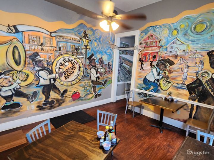 New Orleans Mural restaurant Rent this location on Giggster