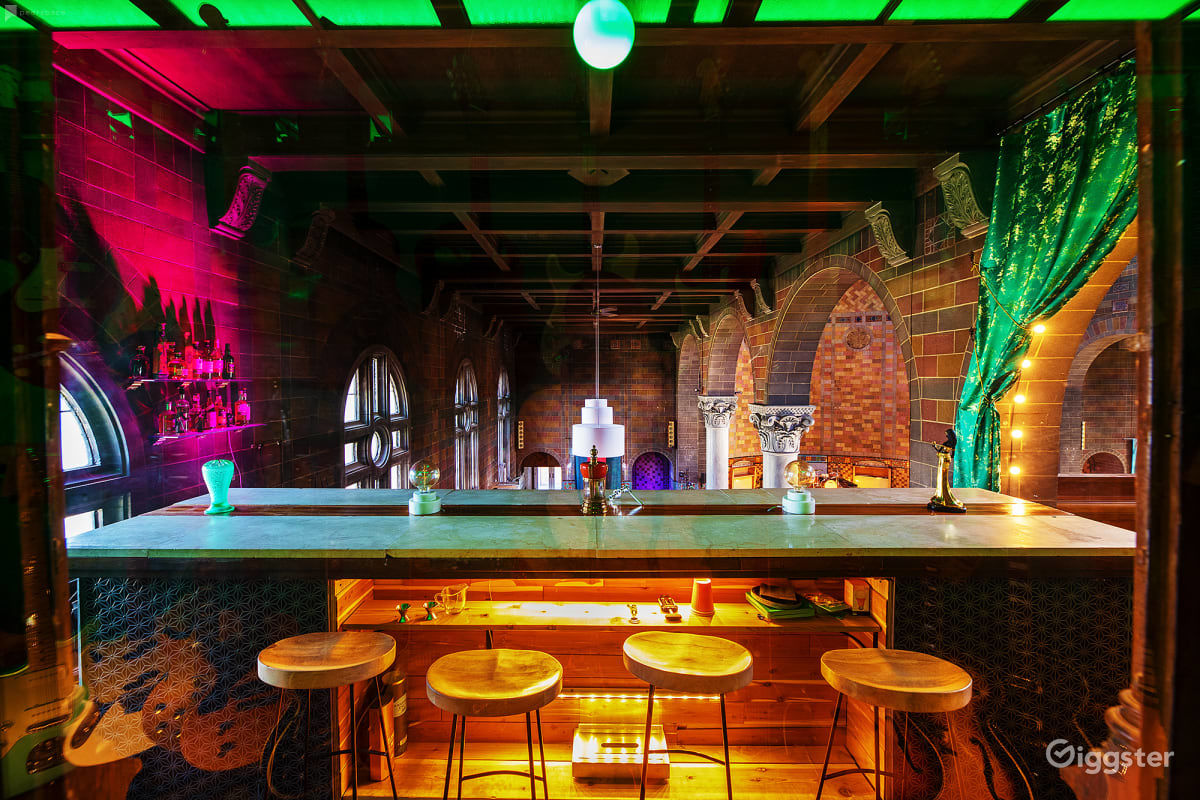 Unique Whiskey Bar Available for Photoshoots Rent this location on