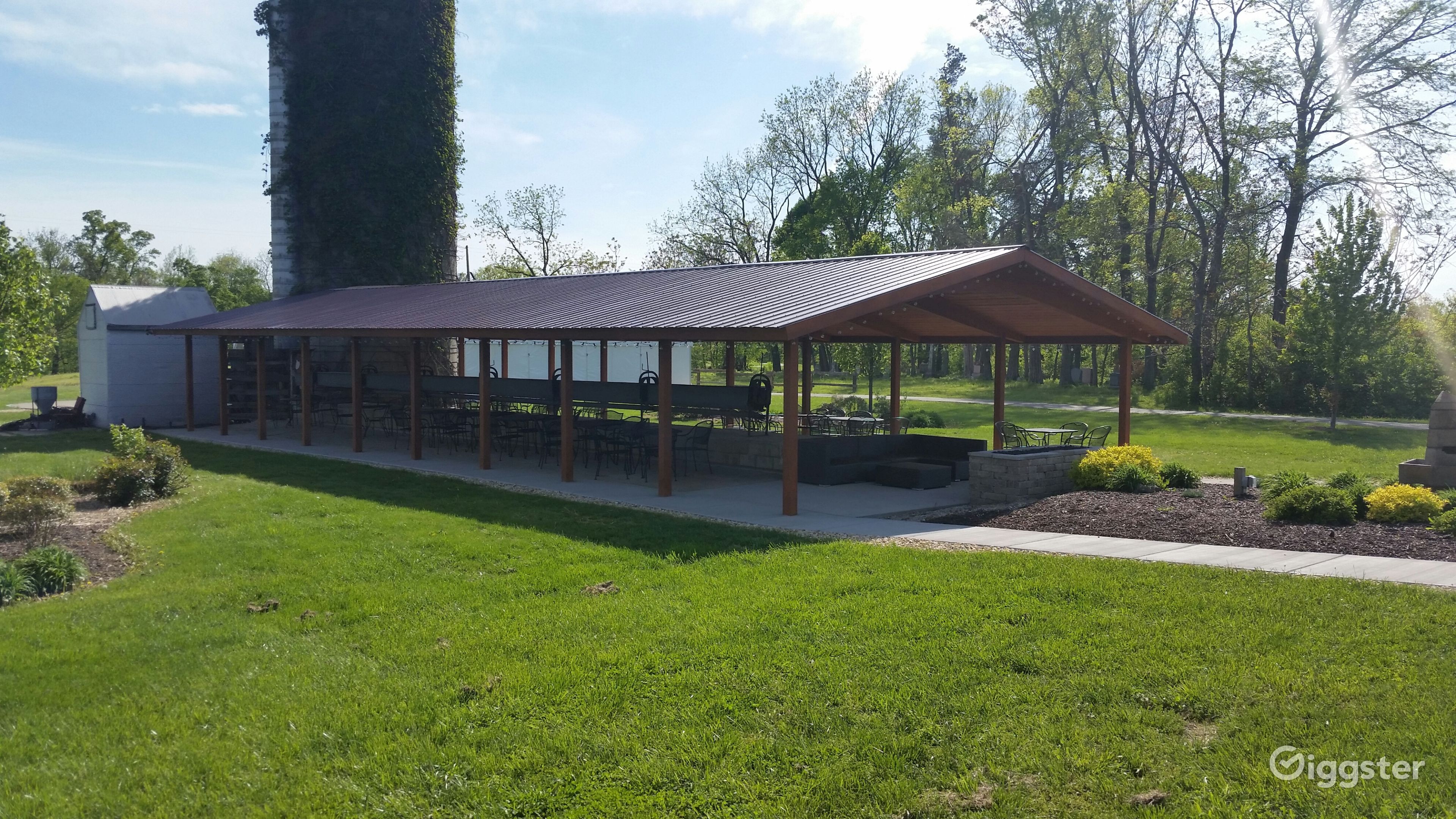 Pole Barn, Tent and Midwest Countryside Rent this location on Giggster