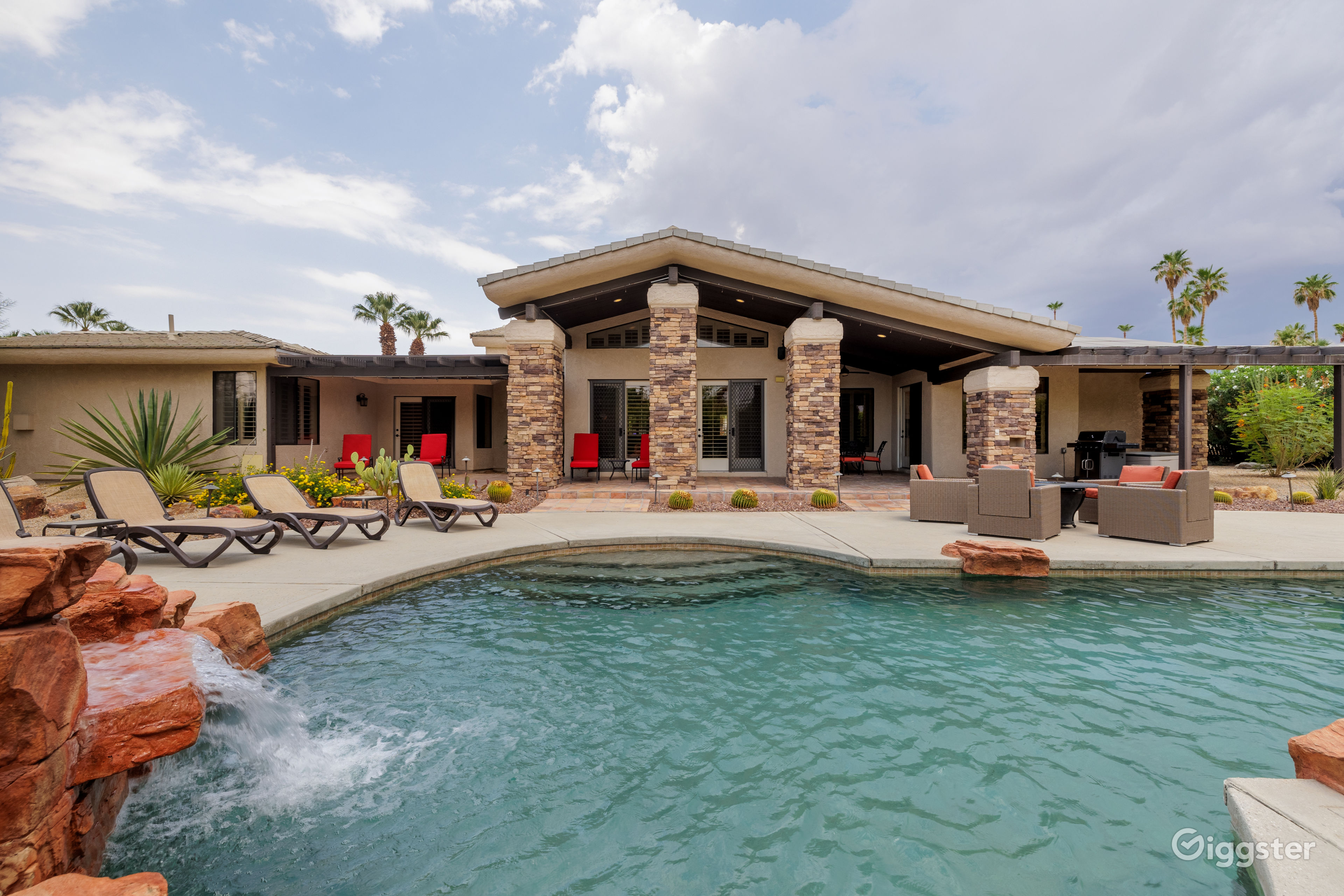 California Modern Spanish Desert Oasis | Rent this location on Giggster