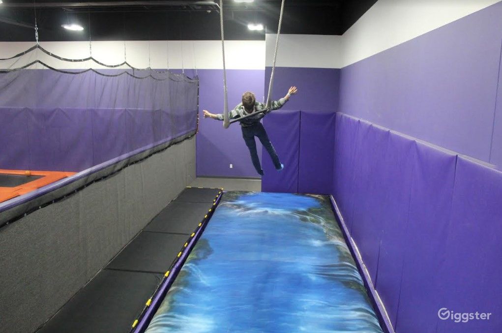Large and Exciting Trampoline Park in Walker Rent this location on