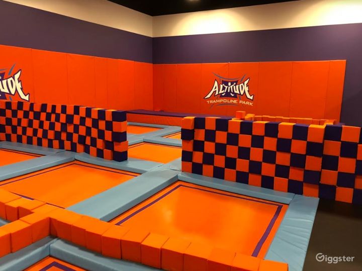 Large and Exciting Trampoline Park in Walker Rent this location on
