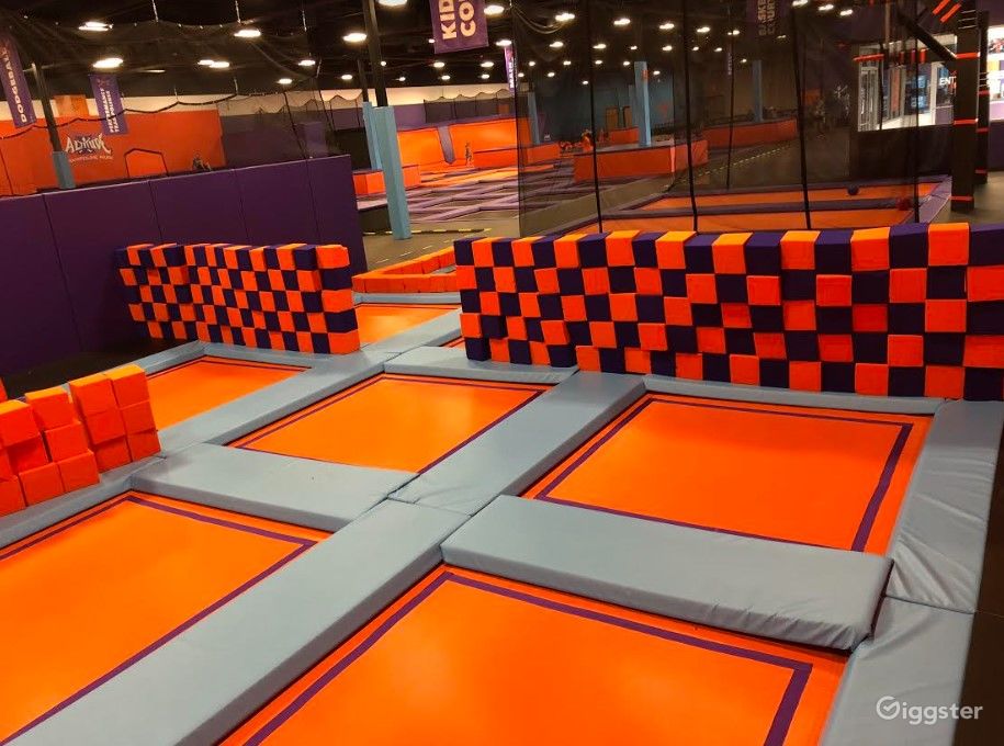 Large and Exciting Trampoline Park in Walker Rent this location on