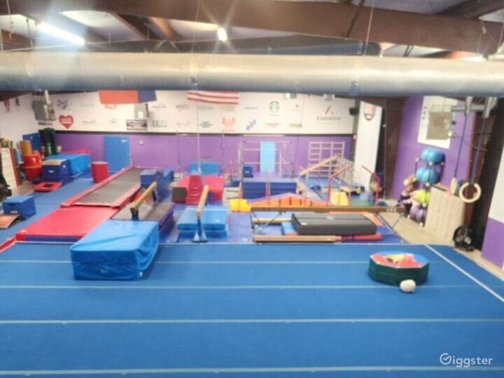 Large Gymnastics Space Rent this location on Giggster