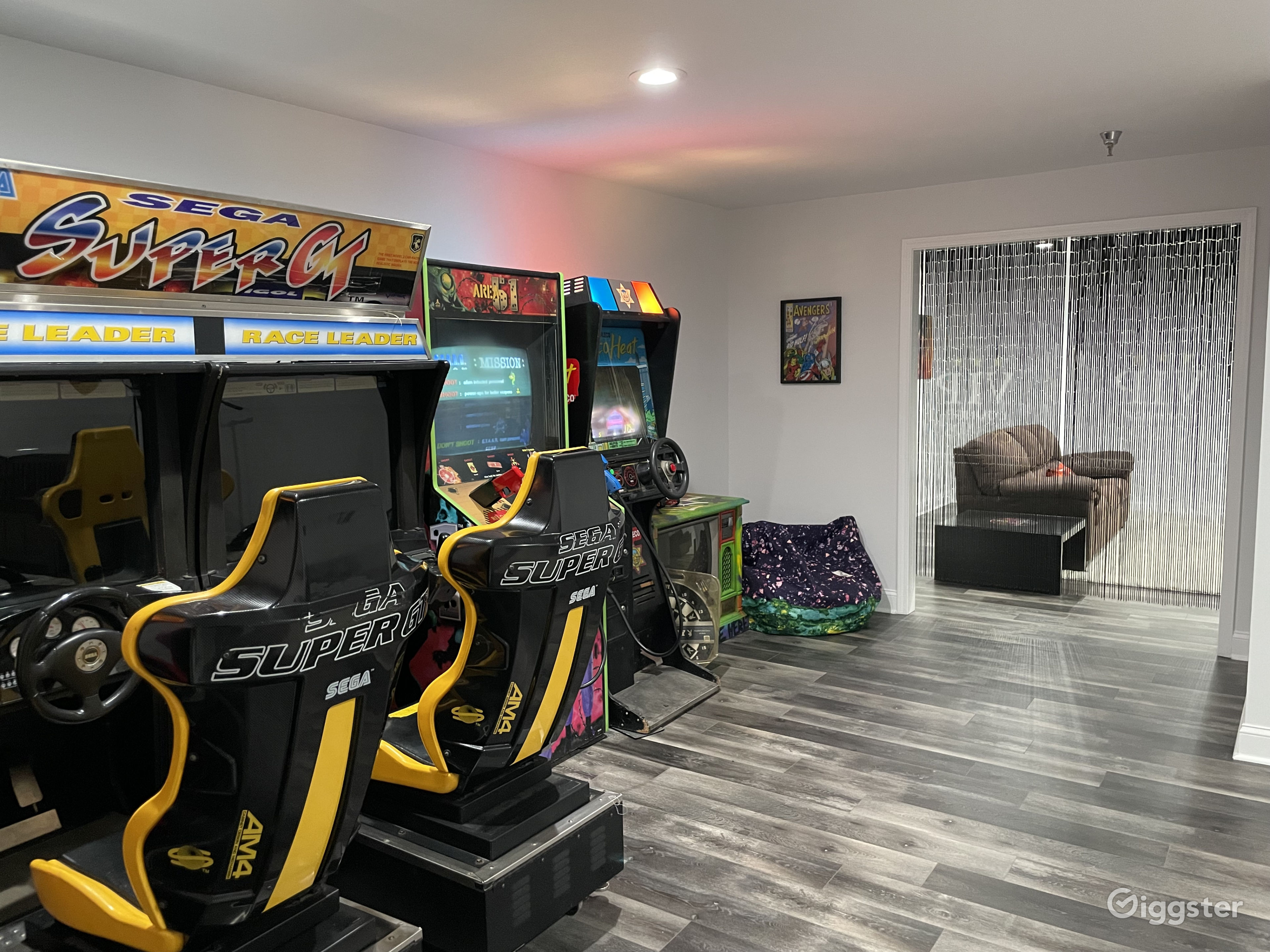 Vintage Video Arcade Game Room Rent this location on Giggster