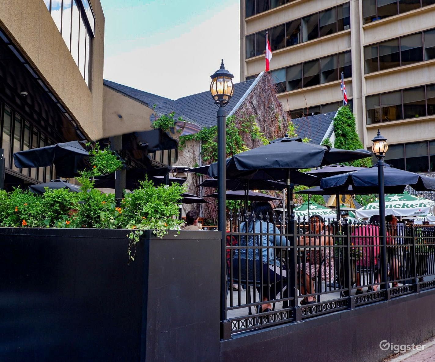 Large Outdoor Patio in Edmonton Rent this location on Giggster