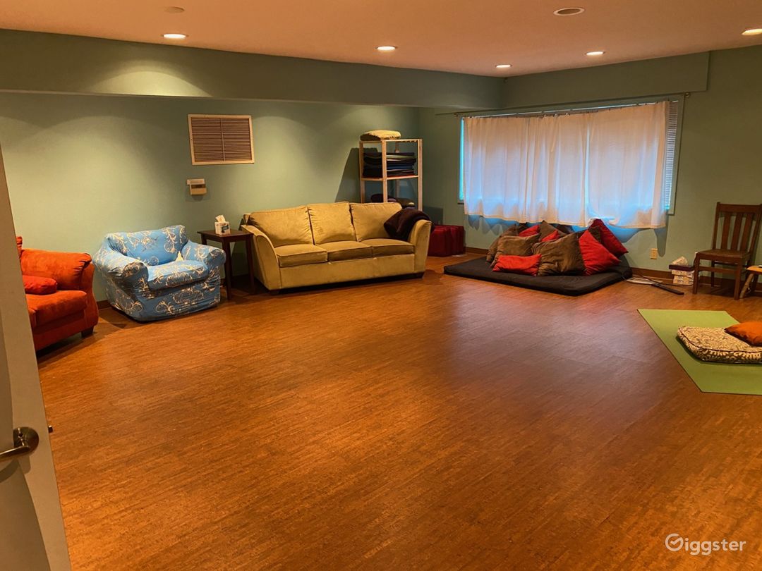  Large window allows natural light 