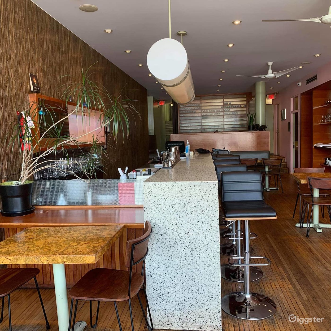 Chic Eatery with a Sleek Bar in Kitsilano Rent this location on Giggster