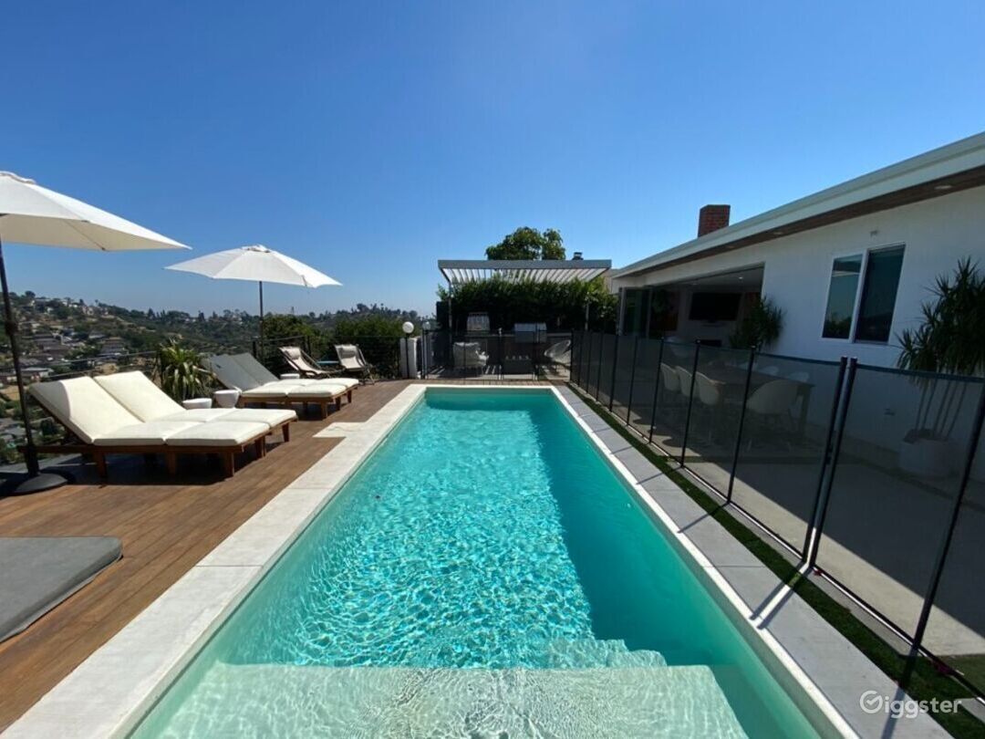 Salt Water Pool with Hardwood Decking Photo 1