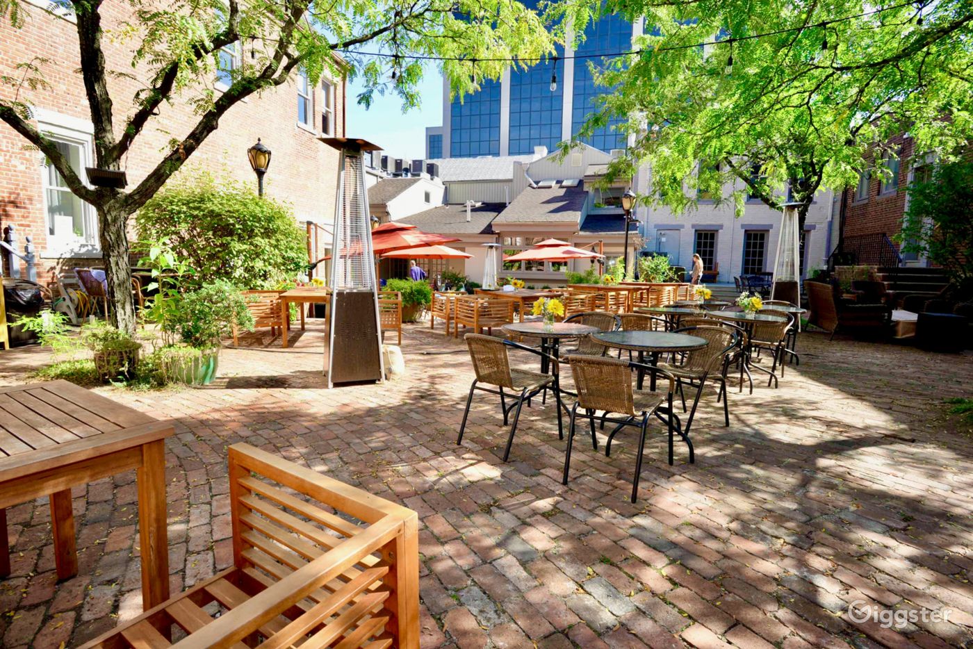 Beautiful Outdoor Courtyard in Morristown NJ Rent this location on
