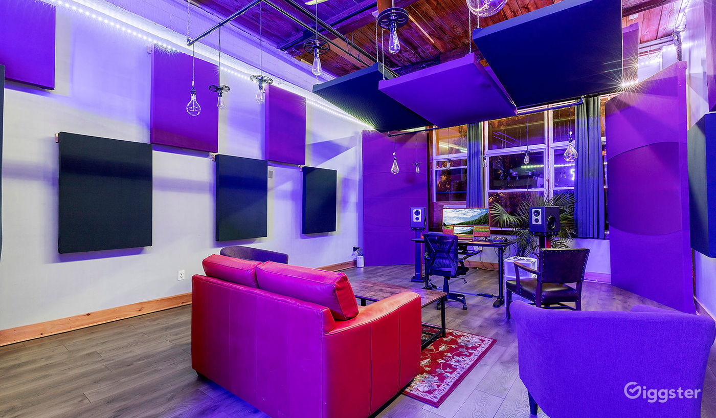 Music Recording Studio with a Vibe Rent this location on Giggster