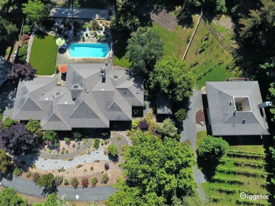 6 Acre Private Russian River Modern Oasis w/Pool Rent this location