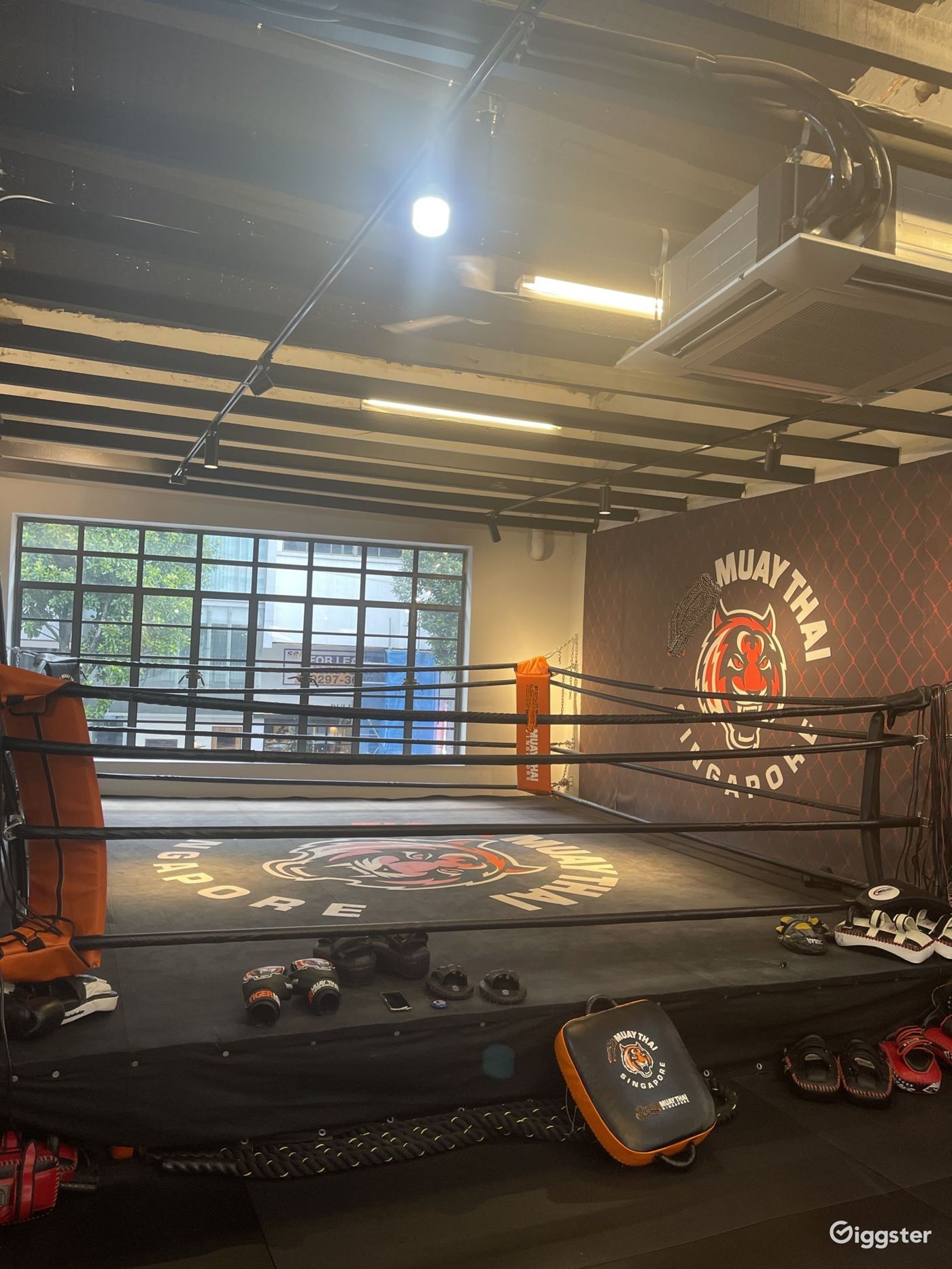 Boxing Ring Gym Space Rental in Singapore Martial Arts Studio
