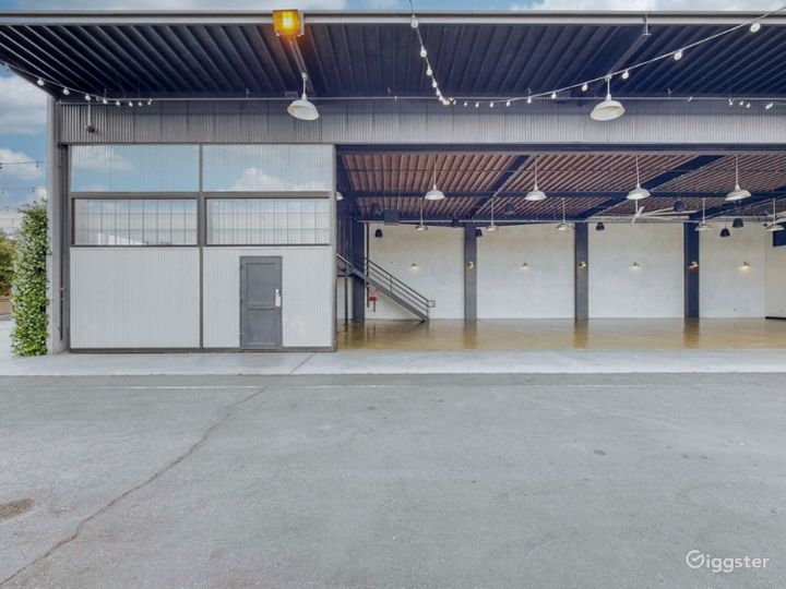 Modern/Industrial Airport Hangar Rent this location on Giggster