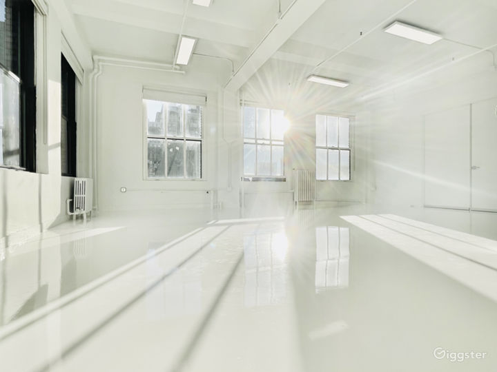 Beautiful Direct light all day in this studio.